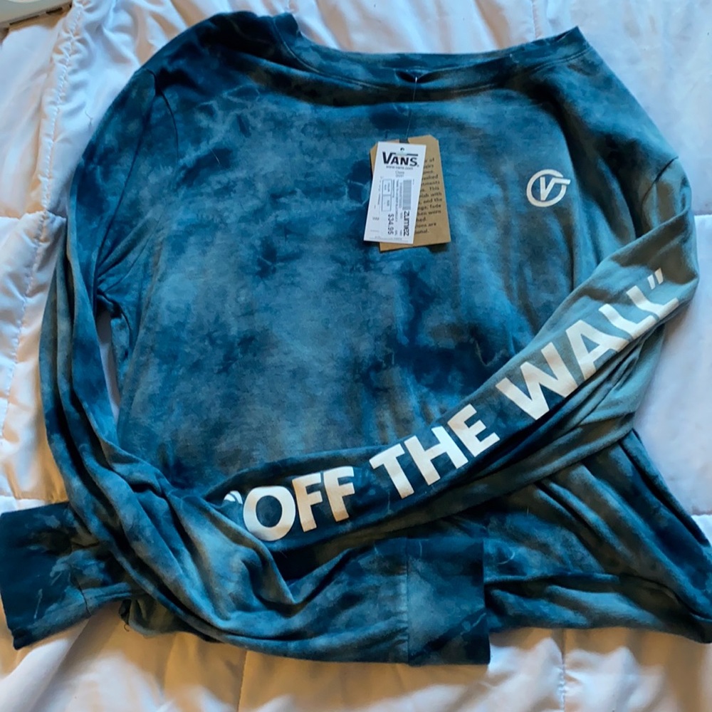 Vans crop top long sleeve